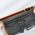 thumbnail image 4 of Men's Boxer Underwear Letter Waistband Fashionable Soft Breathable Comfortable Not Suffocating,4-Pack., 4 of 7