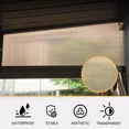 thumbnail image 4 of Domi 10x12FT Lean to Gazebo with Aluminum Frame, Outdoor Hardtop Wall Mounted Gazebo w/ Sloping Galvanized Steel Roof, Netting Curtain for Deck,Backyard, 4 of 9