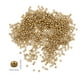 thumbnail image 5 of 5000 cuentas de vidrio pequeñas para manualidades, cuentas espaciadoras sueltas doradas para pulseras, collares, bisutería y suministros de 3 mm, 5 of 7