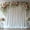 White, variant on White Backdrop Curtains for Wedding Parties, 10x7FT Wrinkle Free Photo Backdrop Curtains for Wedding Birthday Party Shower, Fabric Drape with Rod Pockets 5ft x 7ft, 2 Panels