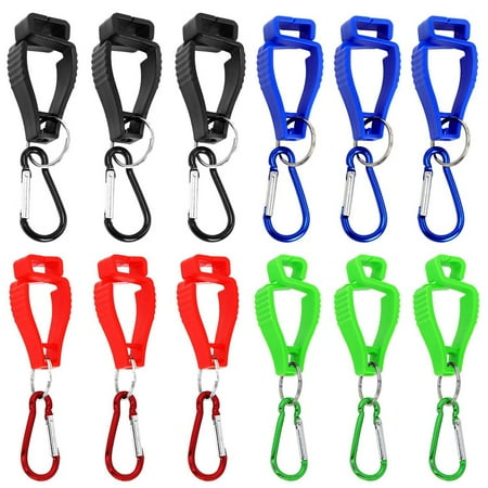 

Glove Clips for Work Glove Holders Glove Belt Clip with Metal Carabiners for Men Safety Construction Worker Guard Labor