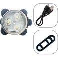 thumbnail image 1 of 4 Modes Bicycle Light Built in Battery Rechargeable USB LED Bike Light Flashlight with Mount Bicycle Accessories, 1 of 6