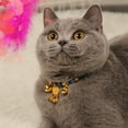 thumbnail image 4 of Cat Bells Collar Neck Strap Teddy Puppy Leash Walking Traction Rope Pet Supply, 4 of 8