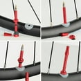 thumbnail image 4 of maskred 2 Pcs Valve d'Air pour Vélo Tige en Laiton Français Pneu Tubeless pour Vélo de Route Pièces de Réparation Outils de Roue 60mm Rouge 1Ensemble, 4 of 6