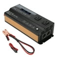 thumbnail image 2 of Inversor de coche de 6000W, 12V-110V, 4 cargador USB con luz LED colorida, convertidor de onda sinusoidal modificada, enchufe estadounidense Jadeshay A, 2 of 8