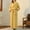 Yellow, variant on Lilgiuy Women's Winter Warm Nightgown Couple Bathrobe Men and Women and Winter Nightgown for Daily Wear