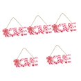 thumbnail image 1 of GFDYREE 5 Pcs Décorations de Porte de la Saint-Valentin Pendentif d'Amour Décoration Murale Extérieure, 1 of 7