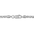 thumbnail image 2 of KoolJewelry Sterling Silver Box Chain Bracelet (3mm, 8.5 inch), 2 of 4