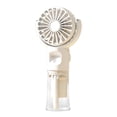 thumbnail image 1 of Ventilador de mano portátil, recargable, personal, para dormitorio, camping, oficina. blanco, 1 of 9