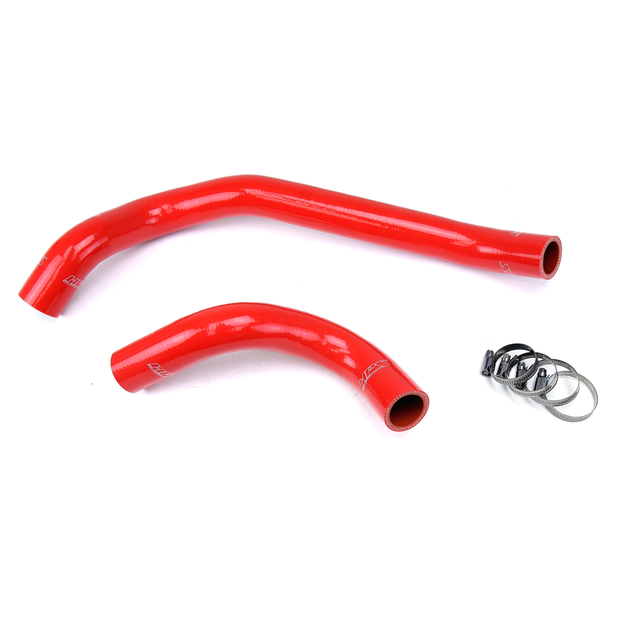 HPS Reinforced Red Silicone Radiator Hose Kit Coolant for Toyota 1018