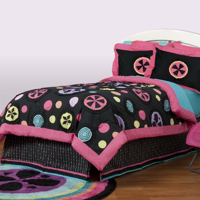 Juego de ropa de cama One Grace Place Magical Michayla tamaño full, 8 piezas