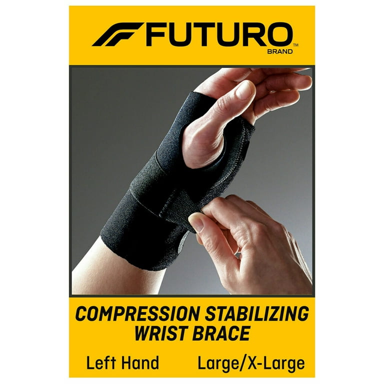 Futuro Supporto Per Polso Energizzante - Mano Sinistra Taglia Grande/Extra-Large, Nero