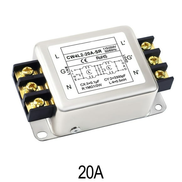 Interference Suppression Power Supply Filter for Household Appliances and More