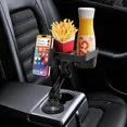 thumbnail image 3 of Car Cup Phone Holder Stand Mount Tray 360 Degree Rotation Table Slot Food Organized Adjustable Drink Accesories, 3 of 7