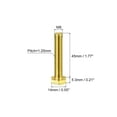 thumbnail image 2 of Brass Hex Bolts, M8x45mm 1 Pack Fully Thread Grade 4.8 Machine Screws, 2 of 5