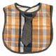 thumbnail image 1 of Babero para Bebé Frenchie Mini Couture de Cuadros con Corbata Azul Cambray 24 cm x 25 cm, 1 of 2