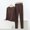 A_Brown, variant on Women's Soft Modal 2 Piece Lounge Set Long Sleeve V-Neck Top High Waist Leggings Comfortable Stretchy Sleepwear Black XXL
