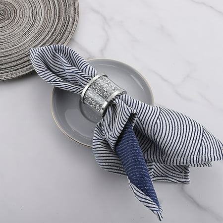 

Organic Glass Napkin Holder With Diamond Pattern Design For Home Dining Room Party Decoration