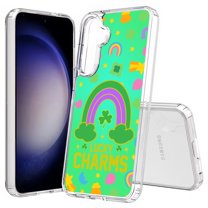TalkingCase Slim Fit Phone Case Compatible for Samsung Galaxy S25(Not S25  Plus/Ultra), Lucky Charms Rainbow Print, Lightweight,Flexible, USA Print