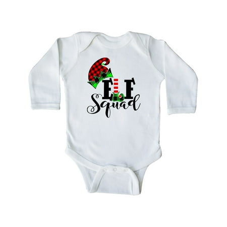 

Inktastic Cute Elf Squad Gift Baby Boy or Baby Girl Long Sleeve Bodysuit