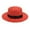 Red, variant on Mens Womens Square Buckle Dome Panama Lafite Flat Top Straw Hat Summer Travel Sunshade Sun Beach Big Brim,Size One Size