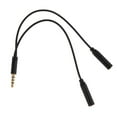 thumbnail image 2 of Cable Adaptador de Audio Macho Strade Fareast Limited de 5x3,5 Mm a 2 Hembra para Amplificador de Guitarra 5 piezas, 2 of 8