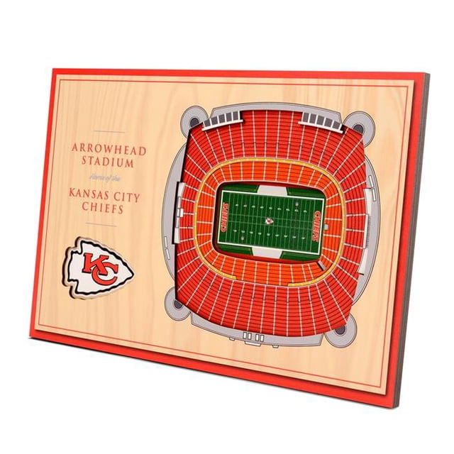 YouTheFan 8491416 NFL Kansas City Chiefs 3D StadiumViews Desktop Display - Arrowhead Stadium