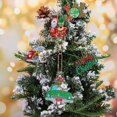 thumbnail image 4 of LLavero de pintura de diamantes DIY, colgante de árbol de Navidad, adornos colgantes, Kit de mosaico de diamantes de dibujos animados, colgante de diamantes de imitación, decoración de Navidad, 4 of 4