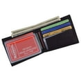thumbnail image 6 of Genuine Leather Mens Bifold Slim Wallet Credit Card Holder 1308 CF, 6 of 53
