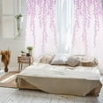 thumbnail image 4 of Sheer Curtains /Living Room, Cute Vine Leaves Pattern on Light Curtain Sheers 1 Panel Sheer Window Curtains Treatments for Bedroom Closet Doorway Nursery Decor, 4 of 4