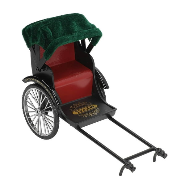 Rickshaw Model, Delicate Details Simulation Retro Rickshaw Model For