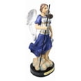 thumbnail image 2 of Archangel Saint Raphael Holding Staff And Fish Statue With Name Base 8"H Series, 2 of 9