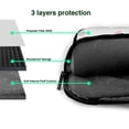 thumbnail image 4 of YFYANG 14 inch Universal Laptop Bag Oxford Cloth Laptop Sleeve, Multi-functional Pink Cute Heart Doodle Notebook Computer Messenger Bag Handbag, 4 of 8