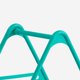 thumbnail image 3 of Perchero de almacenamiento de polipropileno triangular con diseño redondeado, organizador multifuncional, color verde, 3 of 5