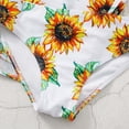 thumbnail image 7 of Kogui Swimsuits for Teen Girls Girls' Swimsuit 3 Piece Bathing Suits Flounce Bikini Tankini Set Beach Swimwear with Cover Up Skirt Size 8-9 (Yellow,8-9 Years), 7 of 7