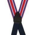 thumbnail image 3 of SuspenderStore Dressy Striped Grosgrain Suspenders- 1.38-Inch Wide - Clip - 9 Colors & 2 Sizes, 3 of 4