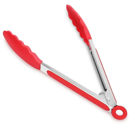 

Herrnalise Home Storage under $25 Kitchen Tongs 12-Inch Kitchen Tongs With Premium Silicone Tips Non-Stick Food Tongs Heat Resistant To 480°F 304 Stainless Steel