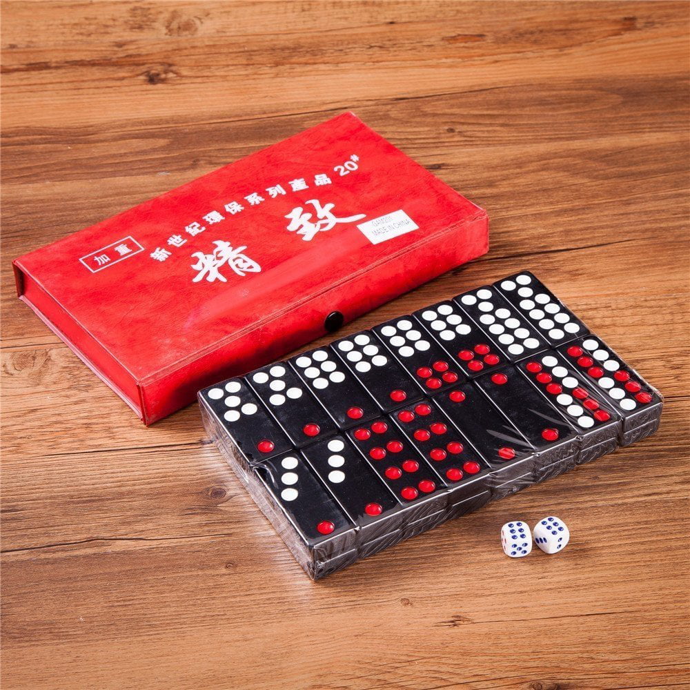 Chinese Domino 20# Set in Vinyl Case Size Details about   32 Pai Gow Tiles 