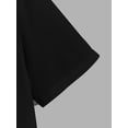 thumbnail image 3 of Summer Casual Short Sleeve T-Shirt - Playful Dachshund & Geometric Print, Breathable Loose Fit, Machine Washable Round Neck Tee for Youngsters & Youngsters | Playful Print Tee | Neutral Tone Top, 3 of 6