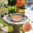 thumbnail image 1 of Bird Bath Copper Disk, Water Purifier Cleaner Disc Reduce Scrubbing Safe Clean Water 3 Point Support Long Lasting Low Maintenance Algae Control, for Bird Baths Garden Fountain Outdoor All Season Use, 1 of 8