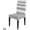 -, variant on Chair Covers Grey and White Stripe Dining Chair Slipcovers Simple Style Stretch Removable Chair Seat Protector Home Dinning Room Party Decoration Set of 6