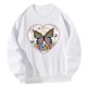 thumbnail image 3 of Sudadera de cuello redondo para mujer, Jersey, sudadera para mujer, ropa de calle, disfraces, ropa de otoño, sudadera para vacaciones de otoño , S S, 3 of 9