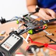 thumbnail image 4 of RC Airplane Drone Balance Charger 2S 3S  Charger for Remote Controller, Dual Color LED, 850mA Current per Battery, ABS Housing, 4 of 7