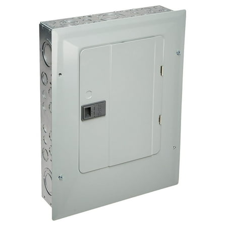 100 Amp Main Breaker Load Center - 12 Space 20 Pole Indoor Electrical Panel - Combination Cover Flush/Surface Mount - Durable Steel Enclosure (GBK14P)