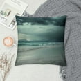 thumbnail image 2 of Chilfamy  Throw Pillow Cover Dark Beach Nautical Style Holiday Summer Outdoor Ocean Coastal Sandy Sea Theme Decor Lumbar Pillow Case Cushion for Sofa Couch Bed  White, 2 of 5