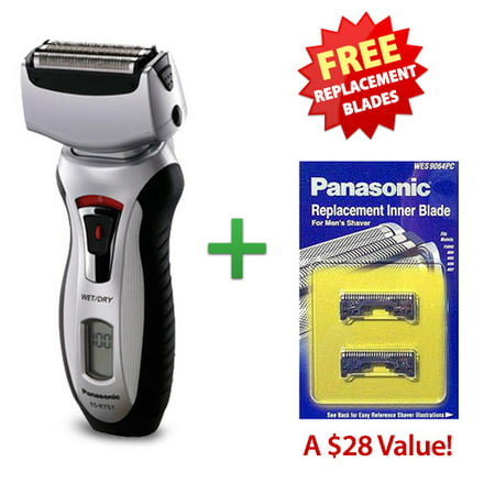 Panasonic ES-RT51-S Mens Nanotech Wet / Dry Shaver With Free Replacement