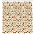 thumbnail image 3 of Ambesonne Vintage Shower Curtain, Nostalgic Retro, 69"Wx75"L, Multicolor, 3 of 3