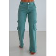 thumbnail image 5 of Kalani Risen Cargo Jeans - Jade, 5 of 5