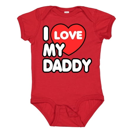 

Inktastic I Love my Daddy Boys or Girls Baby Bodysuit