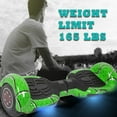 thumbnail image 2 of Spider Hoverboard Self Balancing Scooter Hoverboards de dos ruedas de 6.5 "con altavoz Bluetooth y luces LED Scooter eléctrico para niños y adultos Hoverstar  spider-green, 2 of 6